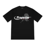 Maglietta Nera Trapstar Hyperdrive Rosa
